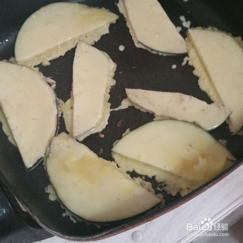 煎茄夹的做法