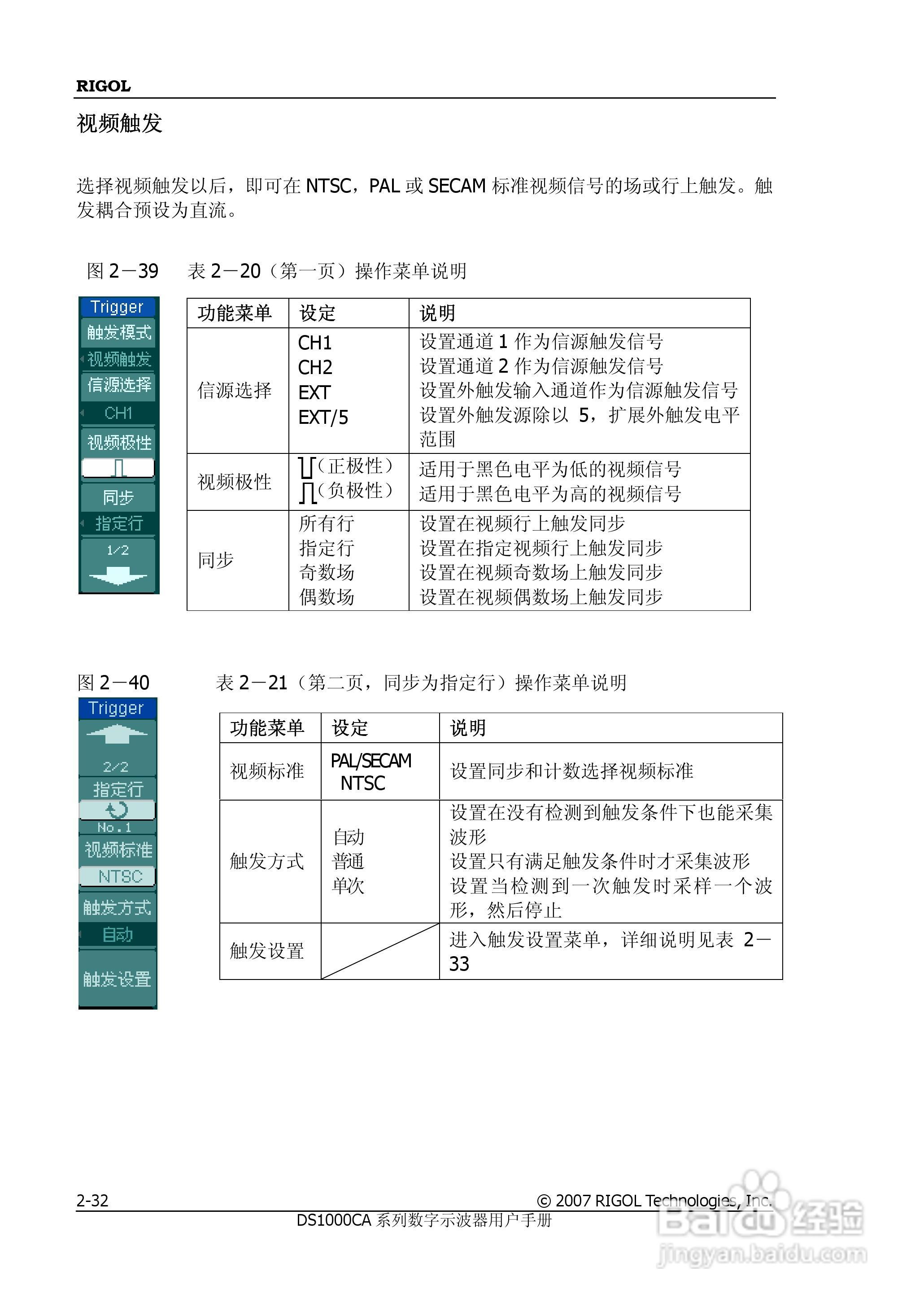DS1062CA数字示波器使用说明书:[6]