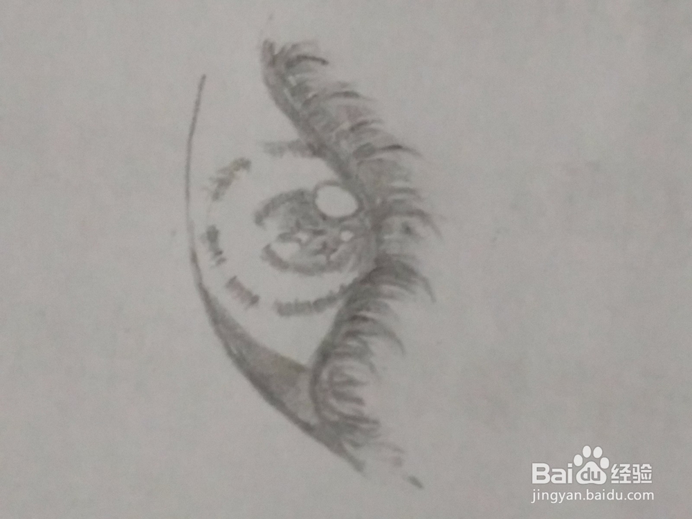 眼睛 素描 绘画 详细步骤教程