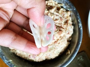 食补养生淮扬传统美食藕夹的做法