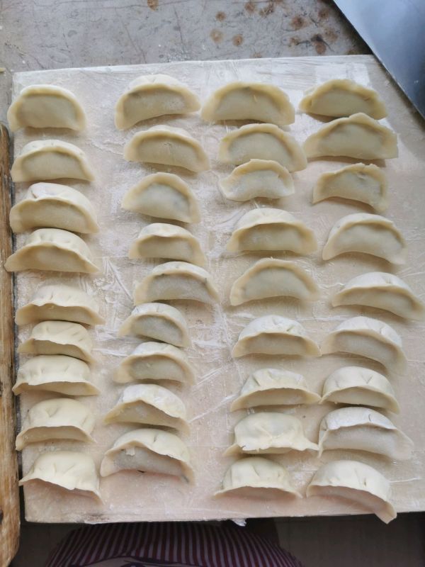 黄瓜鸡蛋鲜虾水饺