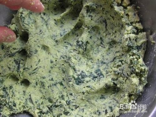 蒸甜地瓜叶窝窝头