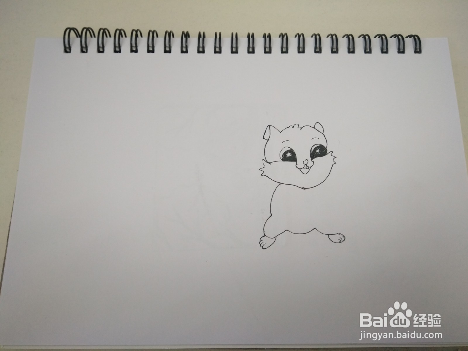 简笔画小松鼠