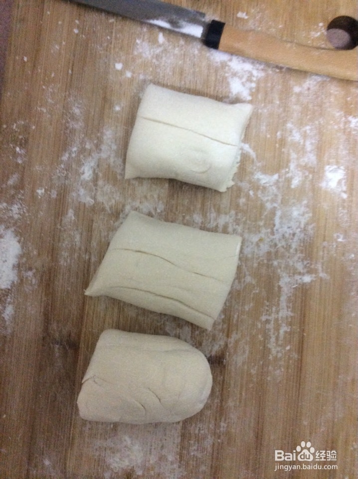 手工葱油花卷制作 拧麻花法