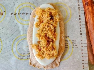 黑麦肉松麻薯面包怎么做？