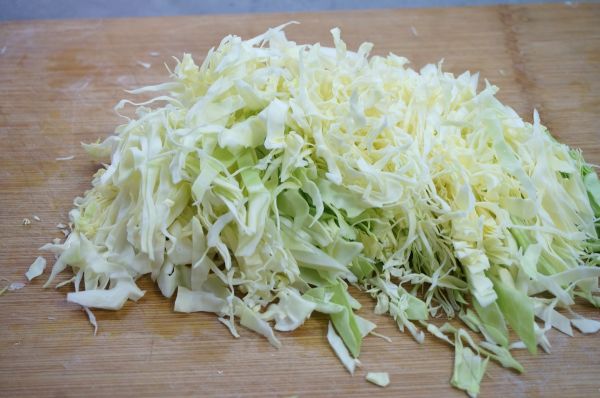 肉丝圆白菜炖粉条
