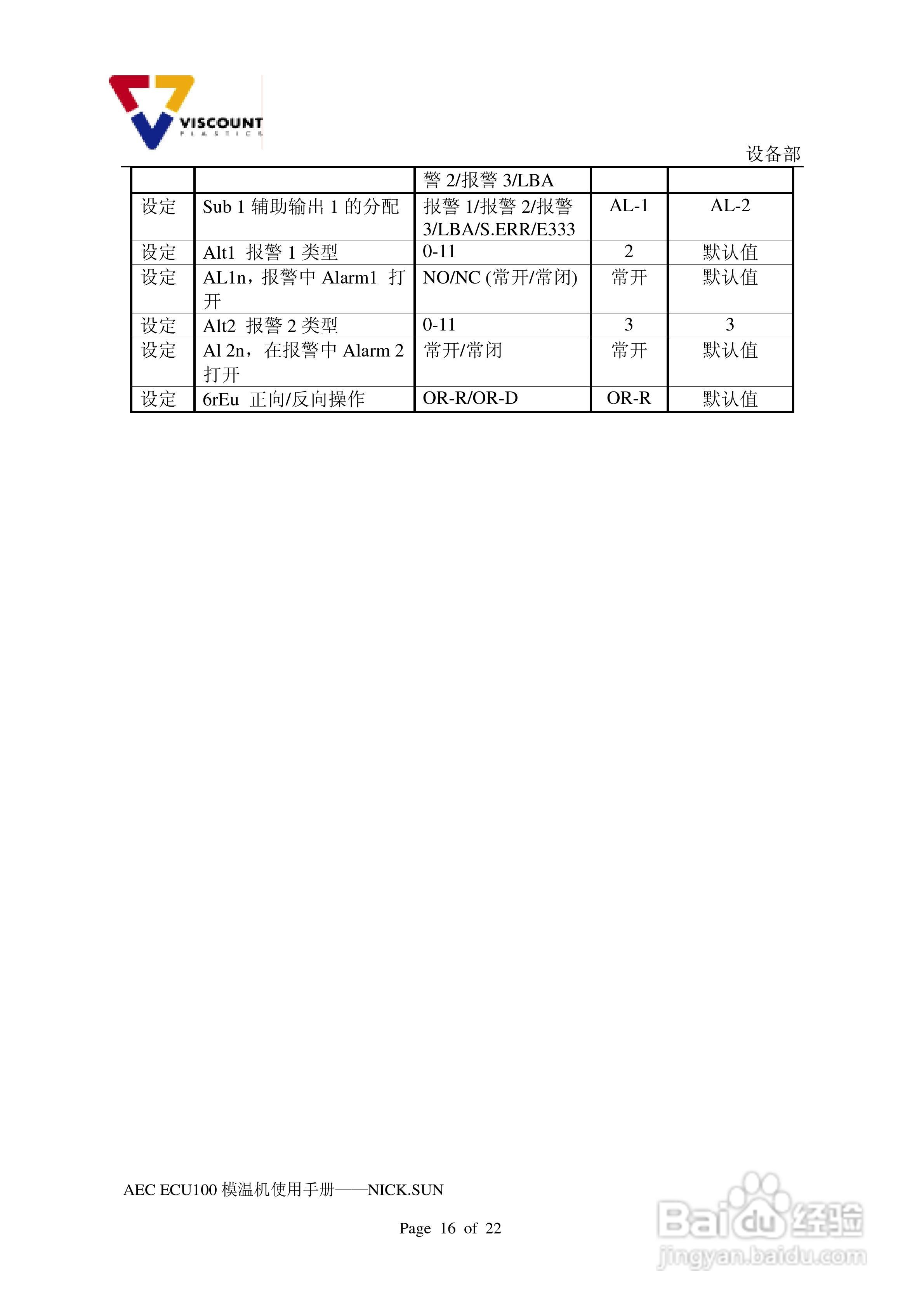 AEC模温机使用手册:[2]
