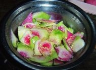 火立方凉菜系列炝拌萝卜皮做法