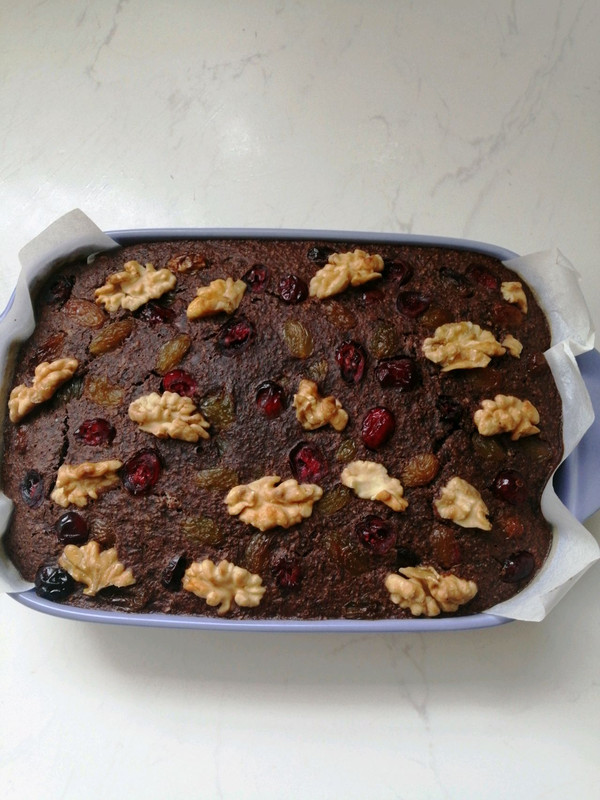 香蕉燕麦布朗尼