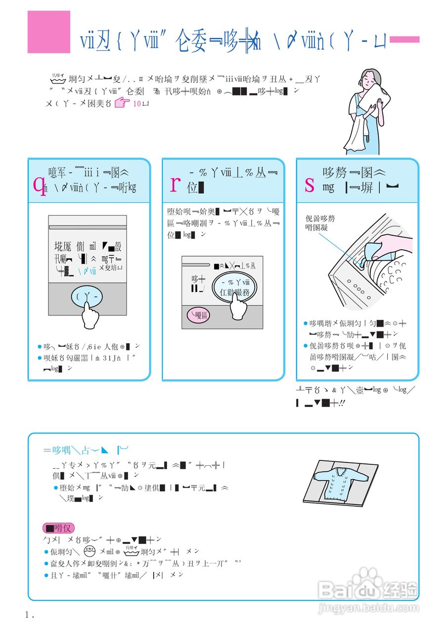 日立 NW-8S3电动洗衣机说明书:[3]