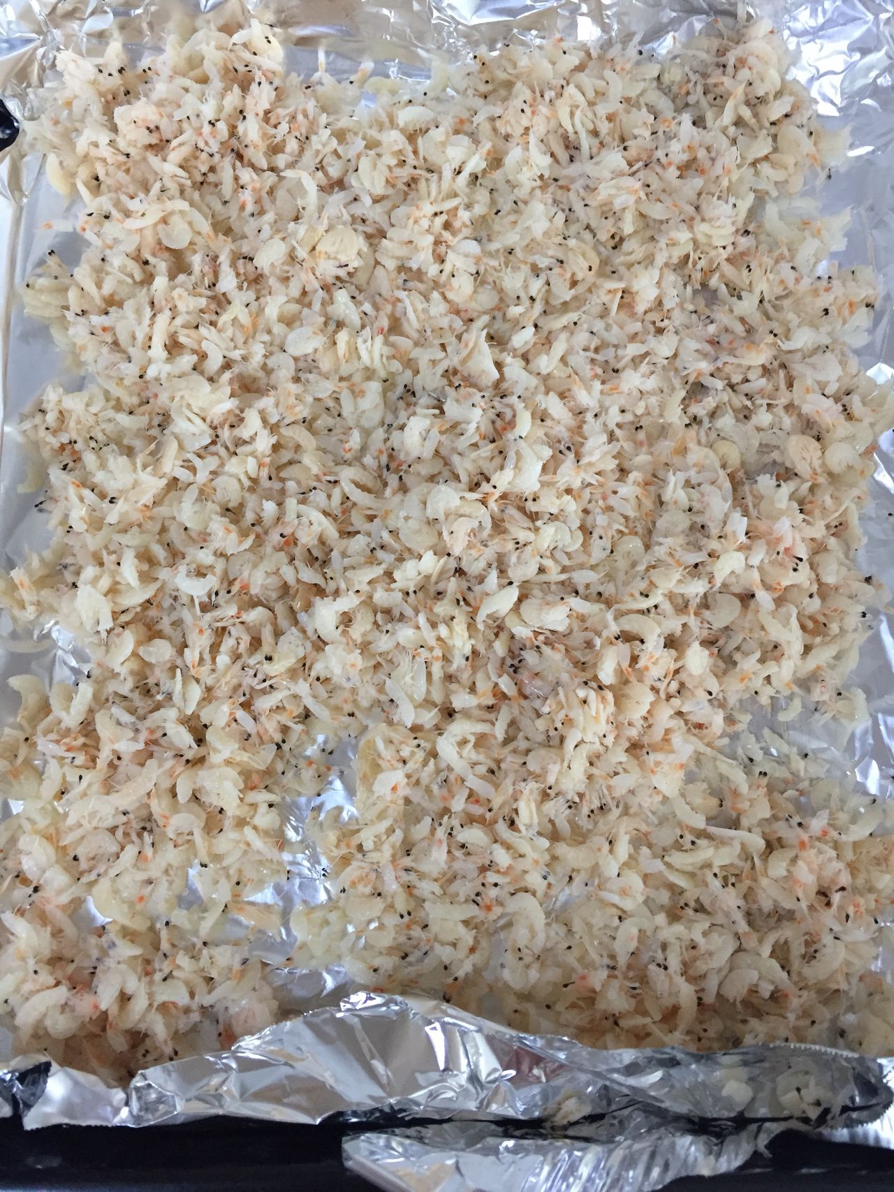 鲜虾皮粉最简单的做法，快来学学吧！