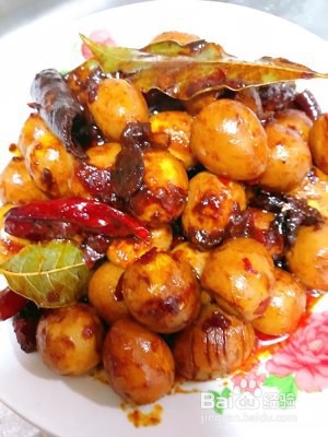 香辣啤酒鹌鹑蛋