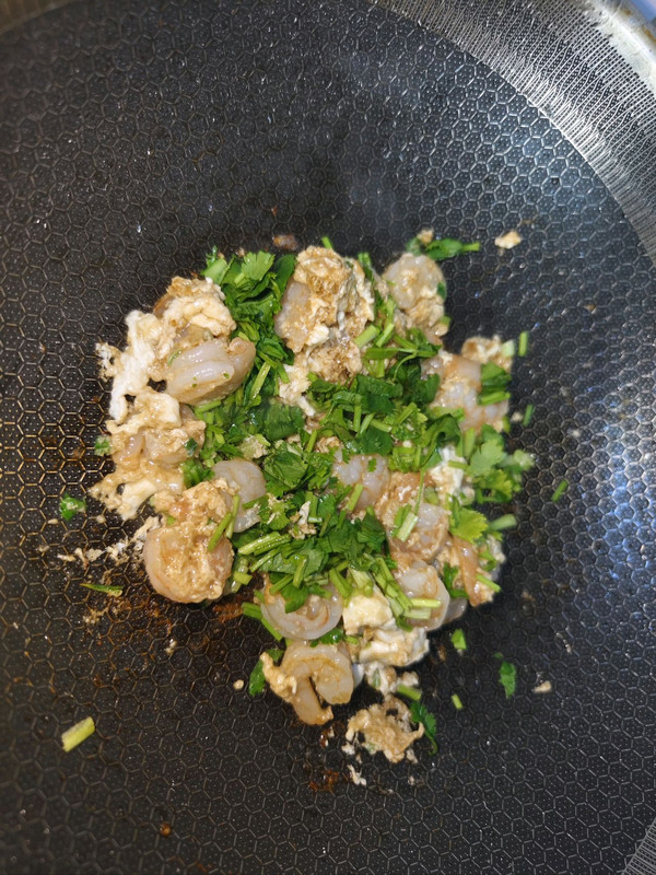 翡翠虾仁火鸡面