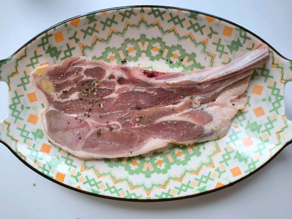 空气炸锅烤羊排