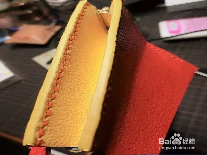 完整拉链手包教程,皮艺手包,手工制作