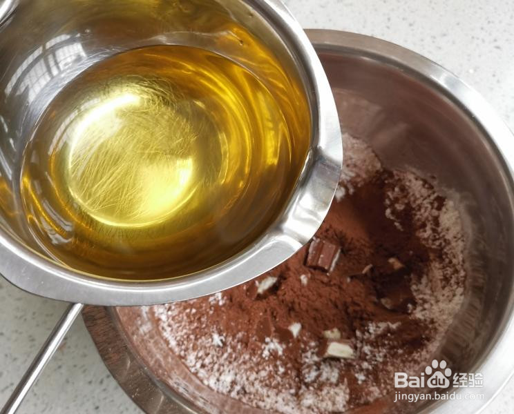 巧克力古早蛋糕的做法