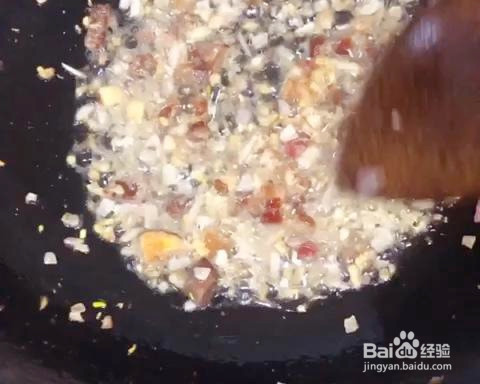 广式生炒糯米饭的做法