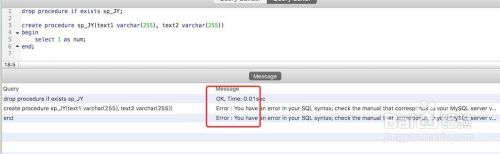 排错 : You have an error in your SQL syntax