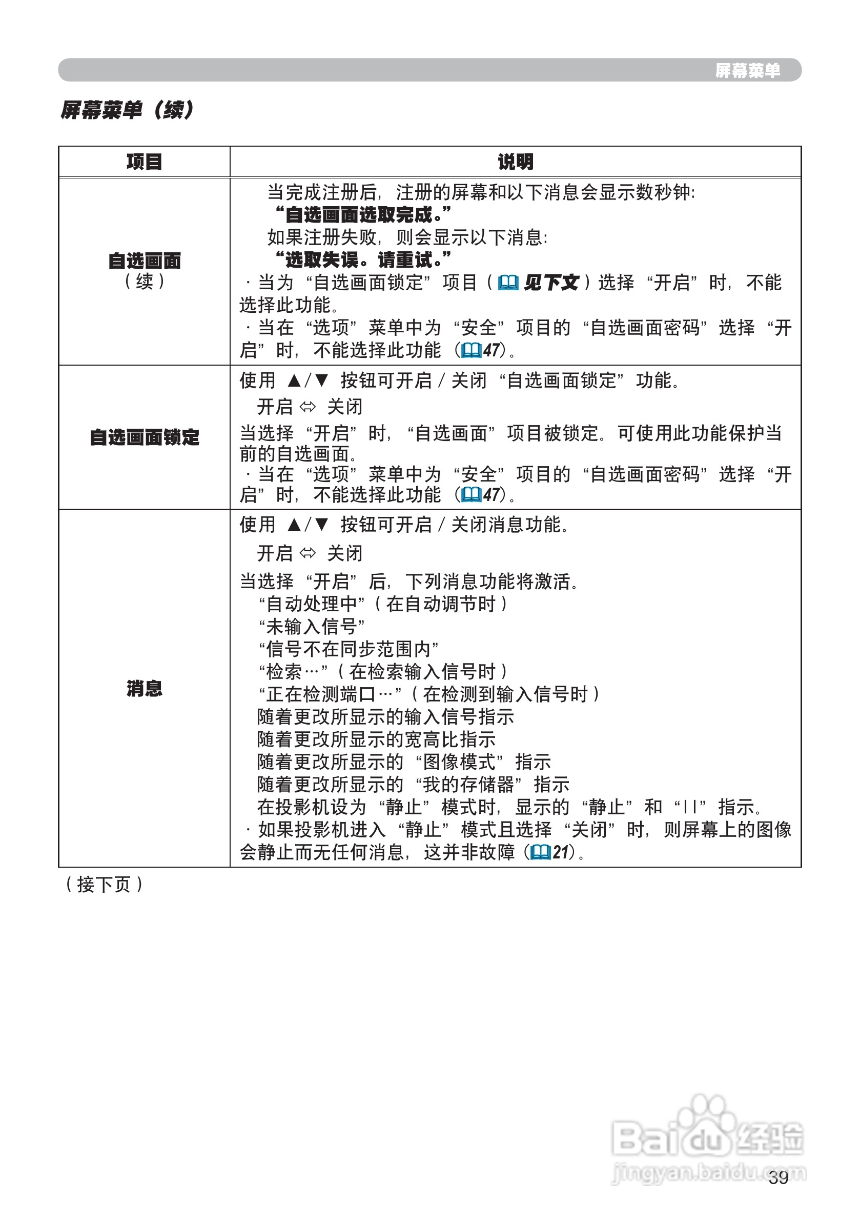 日立CP-X306投影机使用说明书:[6]
