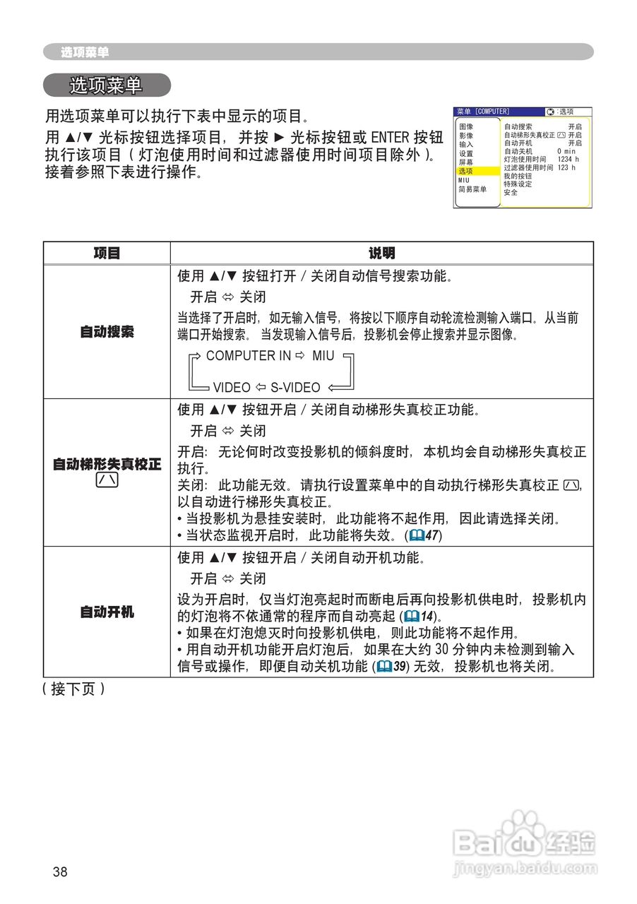 日立 CPX2投影机说明书:[4]
