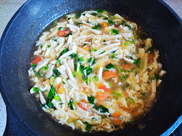 家常豆腐鸡蛋汤