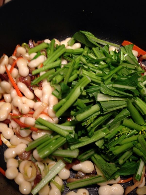 温州油菜炒年糕