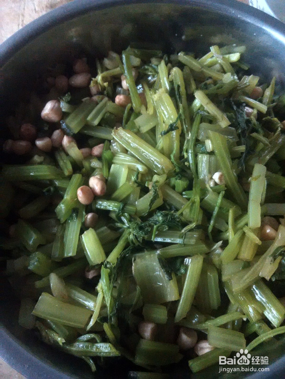 简便之芹菜拌花生