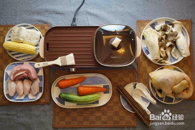 好吃的油鸡鲜蔬火锅