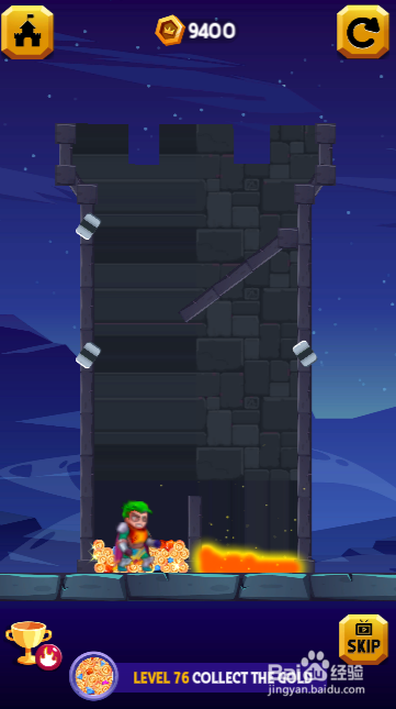 Super Boy Resure的Level-76如何通过？