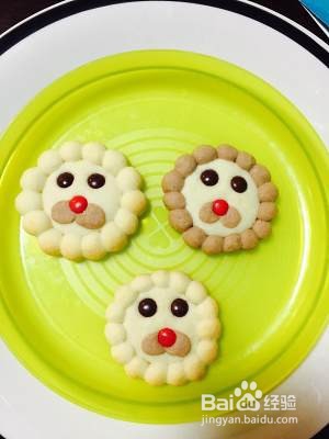 椰子味迷你MM豆曲奇小饼