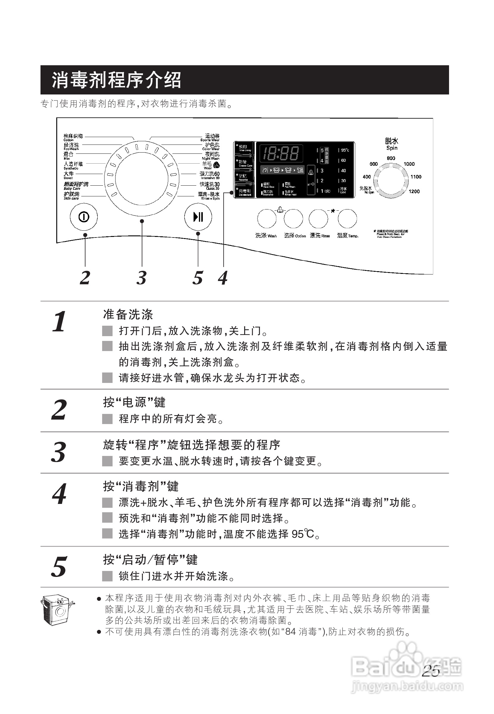 LG WD-N12340D洗衣机使用说明书:[3]