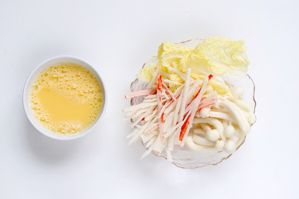 蟹棒芝士菌菇卷饼