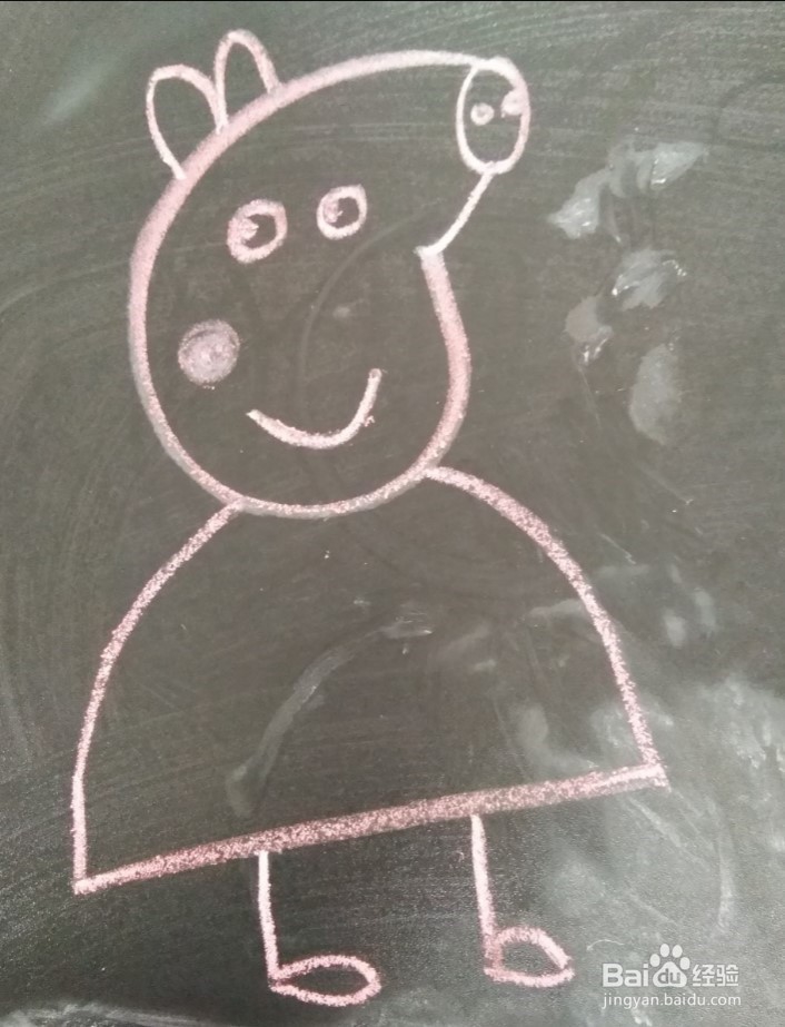 画小猪佩奇的简笔画