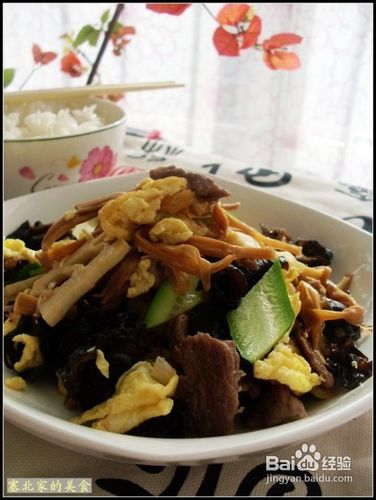 北方家常菜木须肉