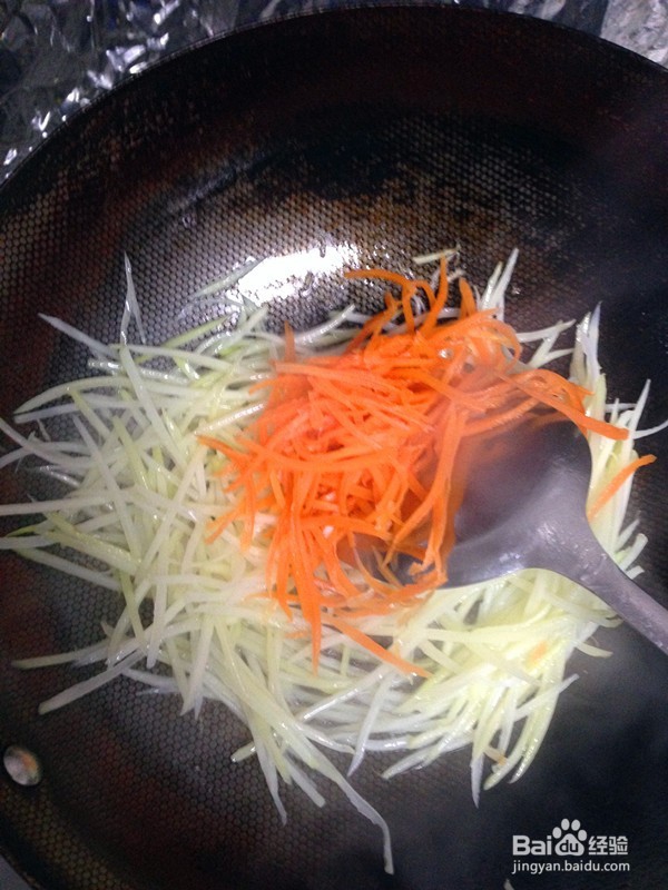 素炒土豆丝的家常做法