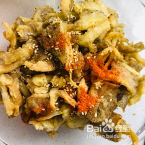 椒盐蘑菇超好吃的下酒菜