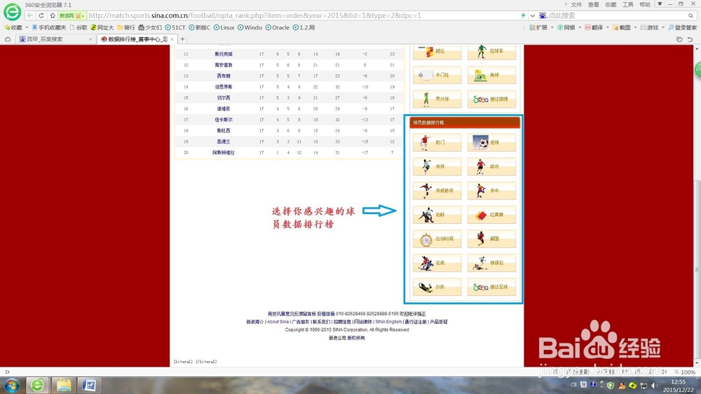 足球运动员数据排行榜