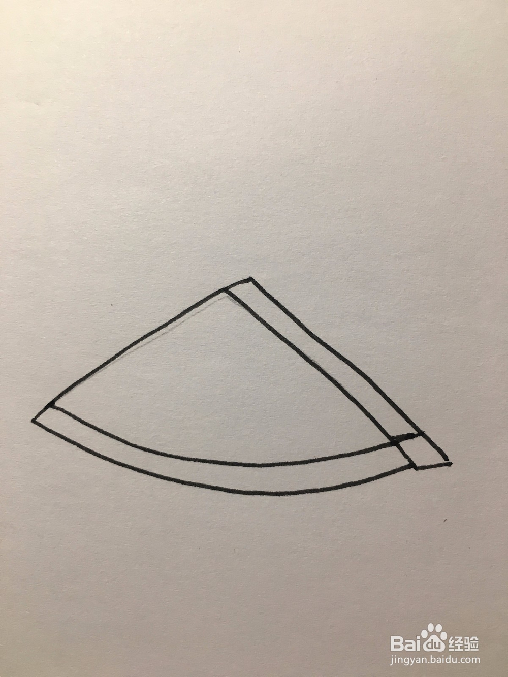 画一小块切开的西瓜 简笔画 涂鸦画 儿童绘画