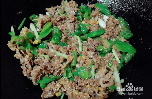 肥牛片炒青椒怎么做