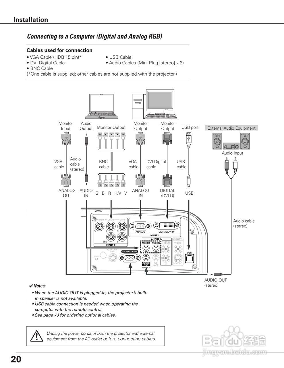 三洋 PLC-XT35K投影机说明书:[2]