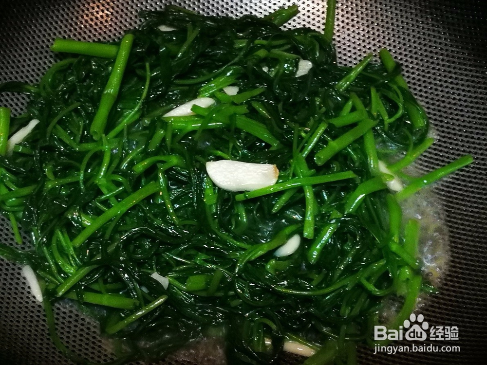 我家的私房菜-人人喜欢-清炒空心菜叶