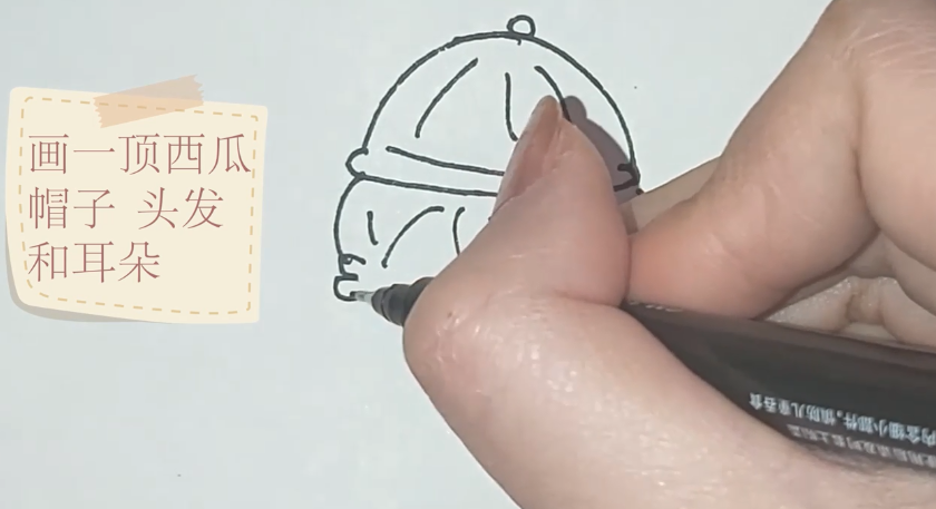 如何画樱桃小丸子简笔画？