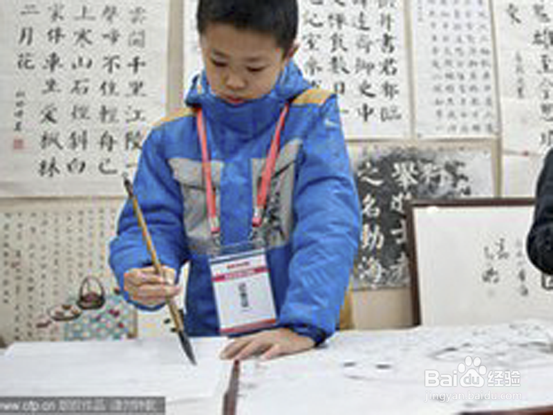 如何指导孩子学习毛笔字