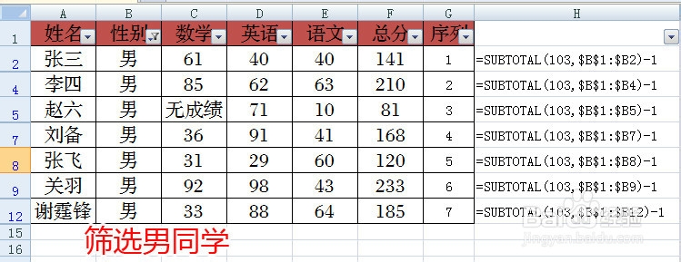 Excel中SUBTOTAL统计函数的用法及使用技巧