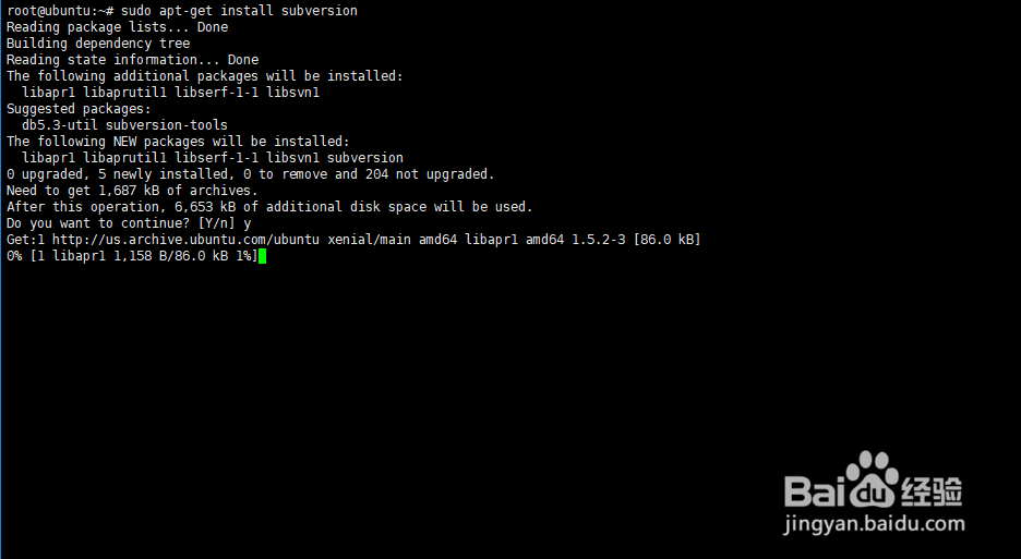Ubuntu16.04 安装配置SVN服务器