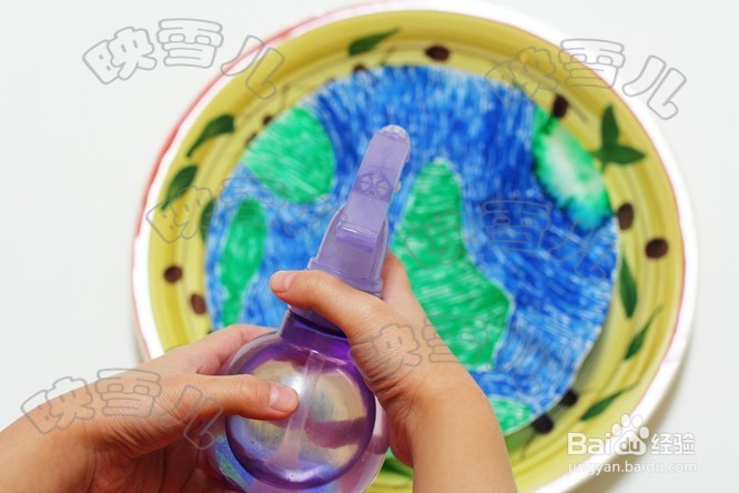 地球日手工：咖啡滤纸地球