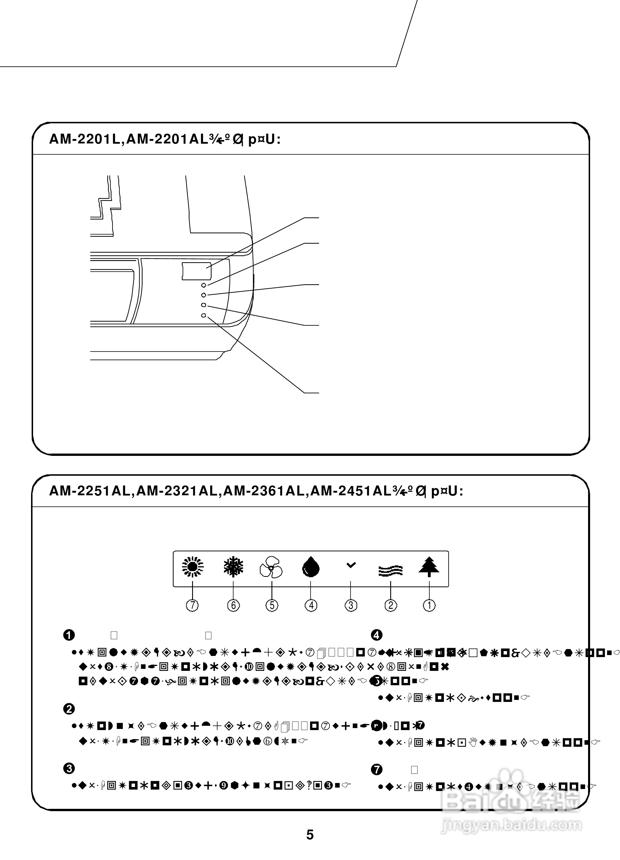 声宝AM-2361AL型分离式冷暖气机说明书:[1]