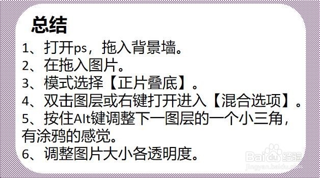 PS如何在空白墙上加图片