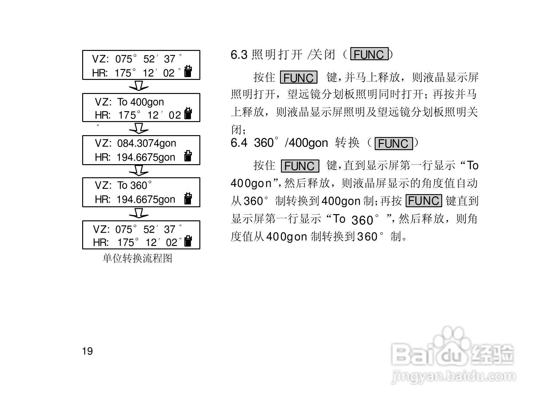 一光电子经纬仪DT105S使用说明书:[3]