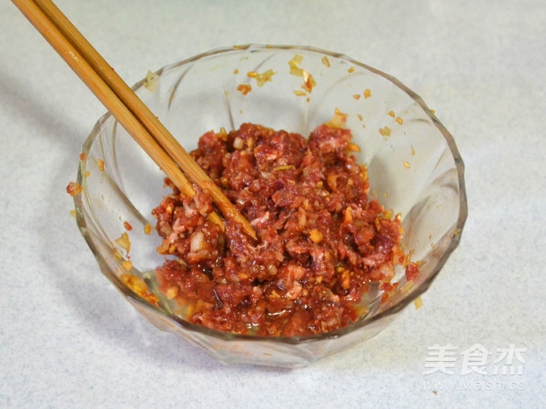 方便美味的台面儿菜—香煎酿肉杏鲍菇